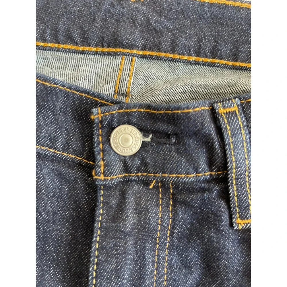 Levis 513 Slim Straight Jeans Mens 32x30 Dark Wash Indigo Denim Pants